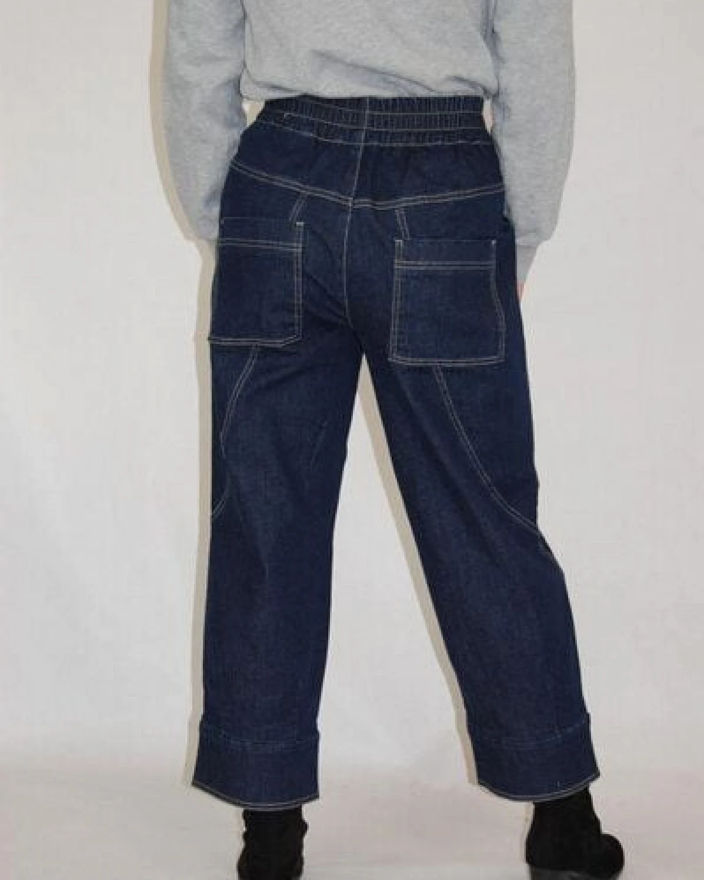 bloomers ¾ Jeanspumphose „Irene“, darkblue – Ansicht 3