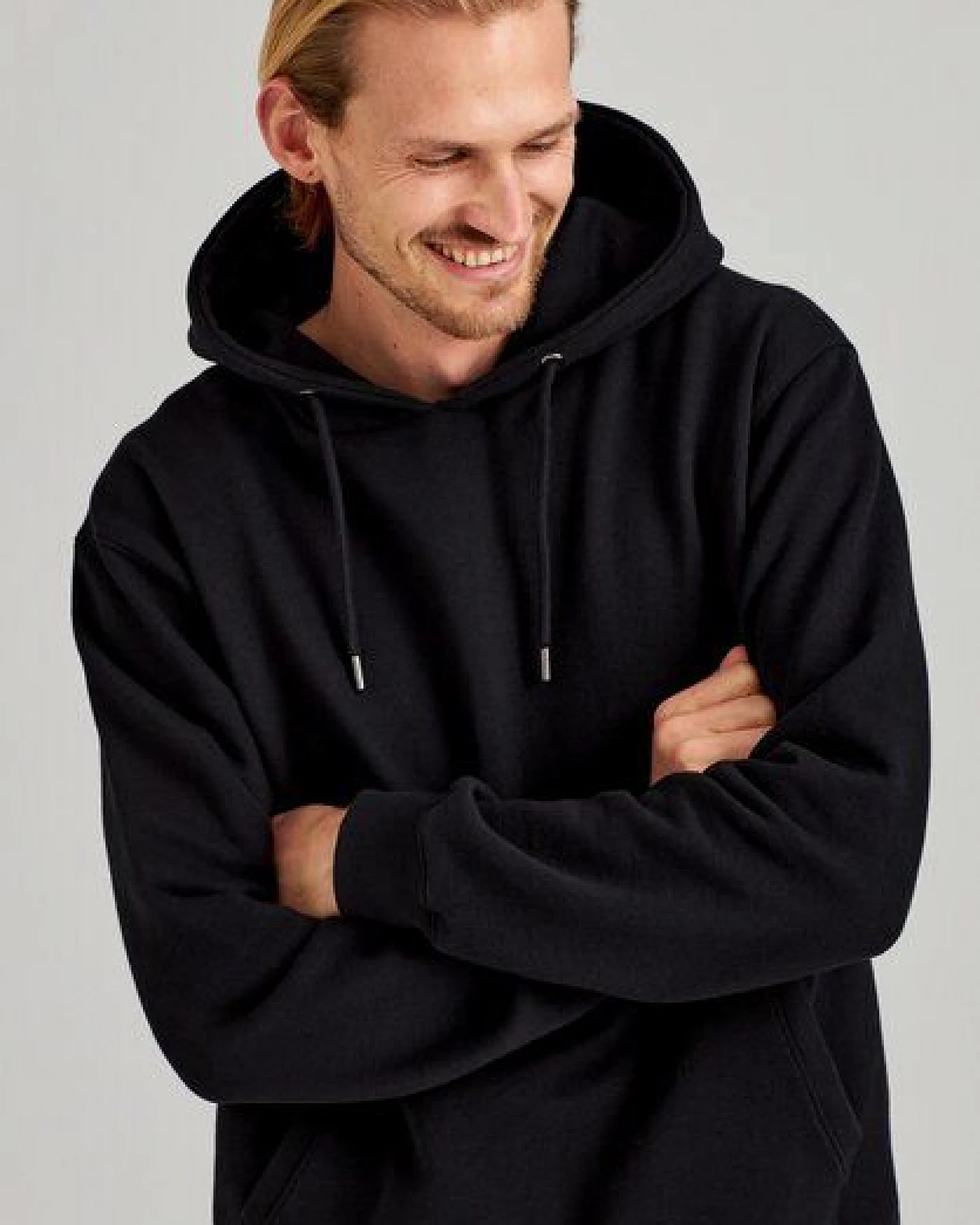 ThokkThokk TT1044 Hoodie unisex black (GOTS, vegan) – Ansicht 2