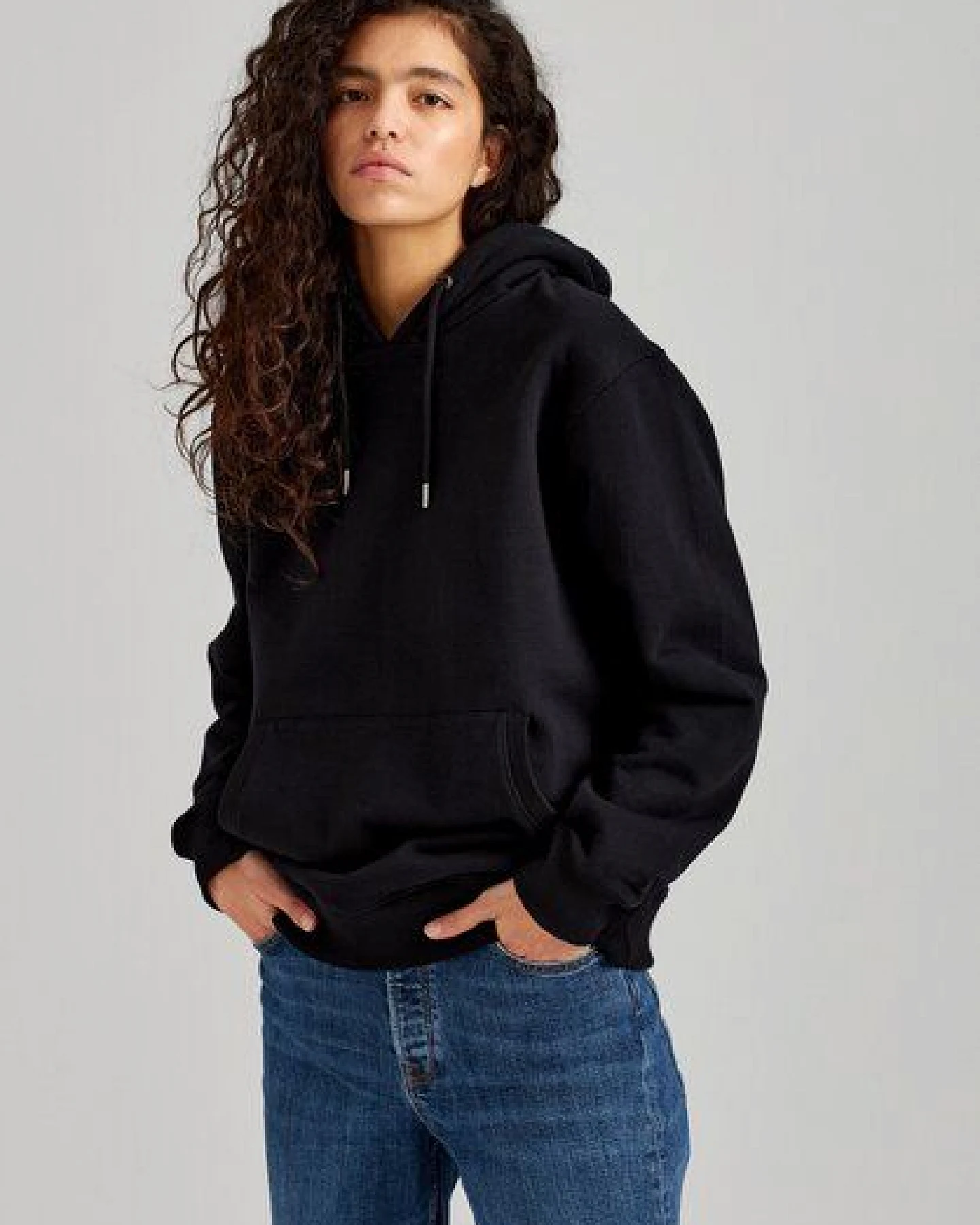 ThokkThokk Unisex Hoodie TT1044 unifarben aus Bio-Baumwolle – Ansicht 4