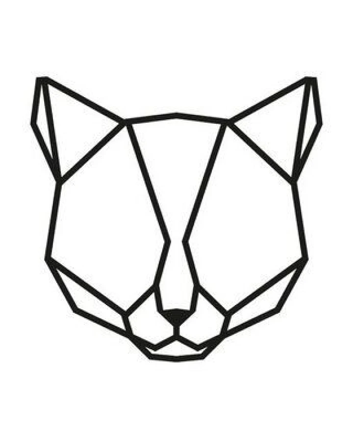 BeWooden Wanddekoration aus Holz - Katze - Cat Silhouette