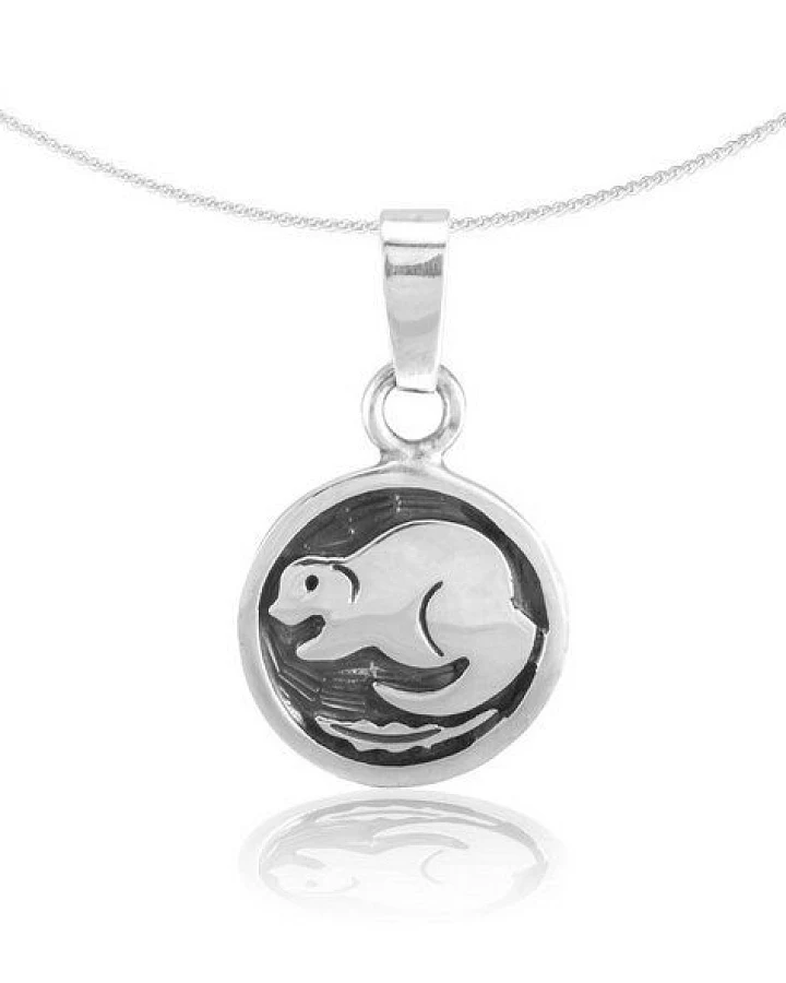 pakilia Silber Kette indianisches Sternzeichen Biber Fair-Trade und handmade