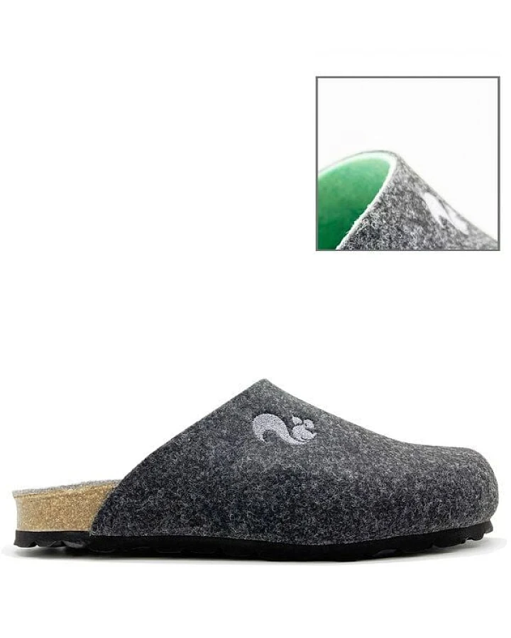 Veganer Bio Clog "thies ® PET" aus recycelten Flaschen, fair produziert mit Tieffussbett