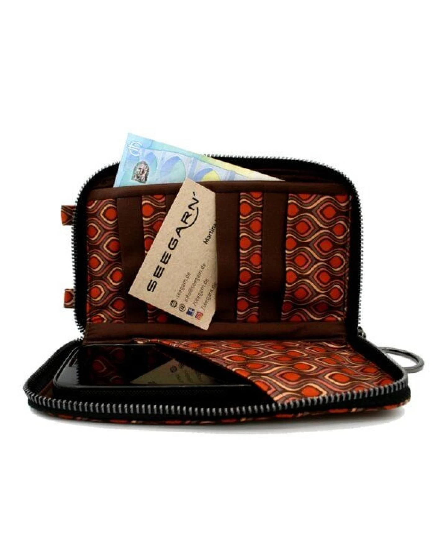Seegarn-Täschle / 2in1 Handy-Tasche und Geldbeutel (MB33) – Ansicht 4
