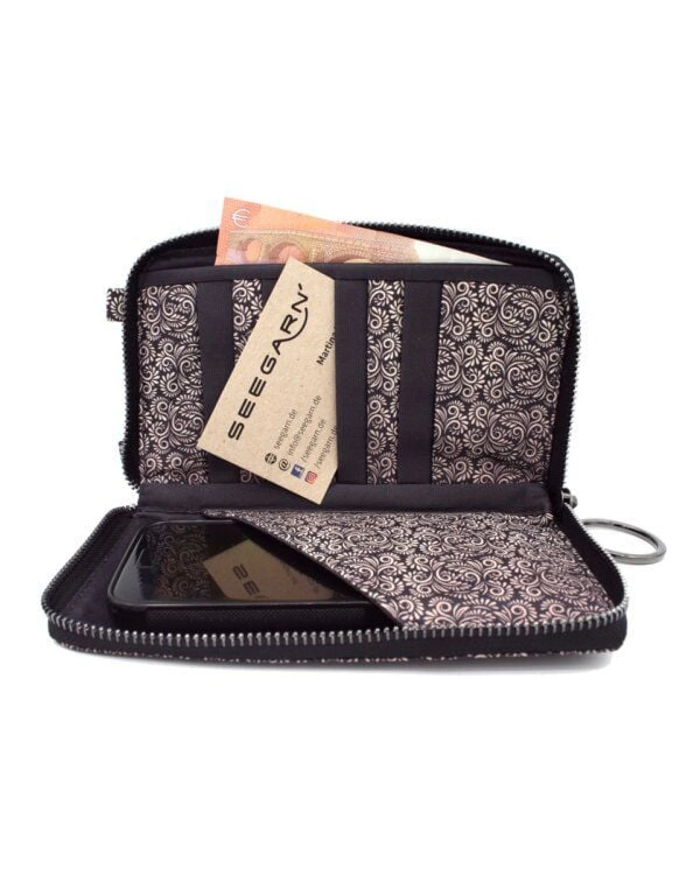 Seegarn-Täschle / 2in1 Handy-Tasche und Geldbeutel (MB26) – Ansicht 4
