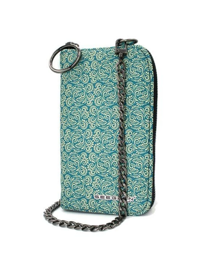 Seegarn-Täschle / 2in1 Handy-Tasche und Geldbeutel (MB24)