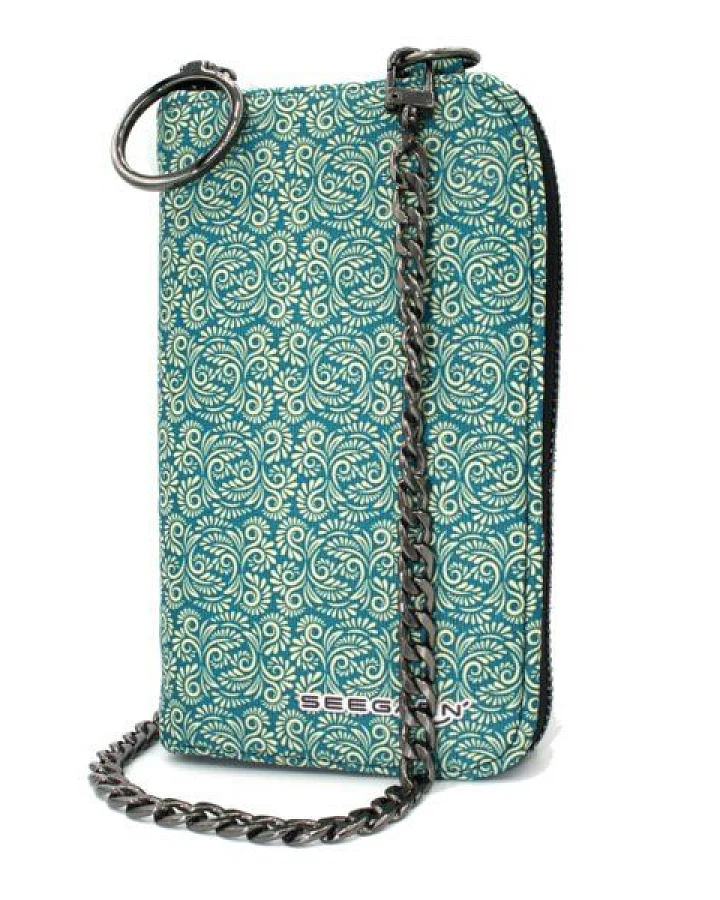 Seegarn-Täschle / 2in1 Handy-Tasche und Geldbeutel (MB24)