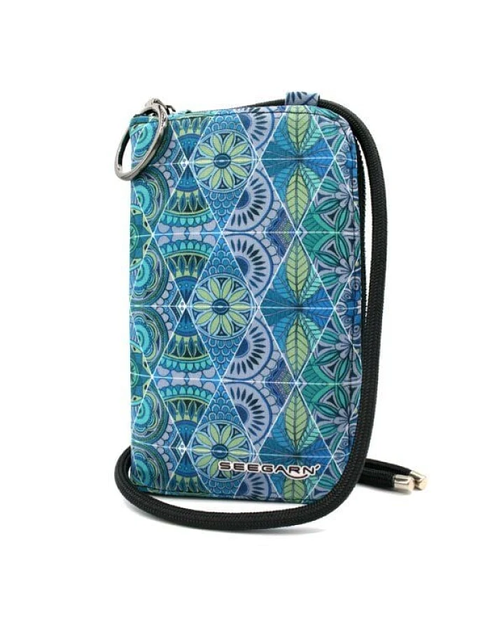 Seegarn-Täschle / 2in1 Handy-Tasche und Geldbeutel (MB09)