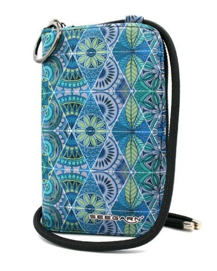 Seegarn-Täschle / 2in1 Handy-Tasche und Geldbeutel (MB09)