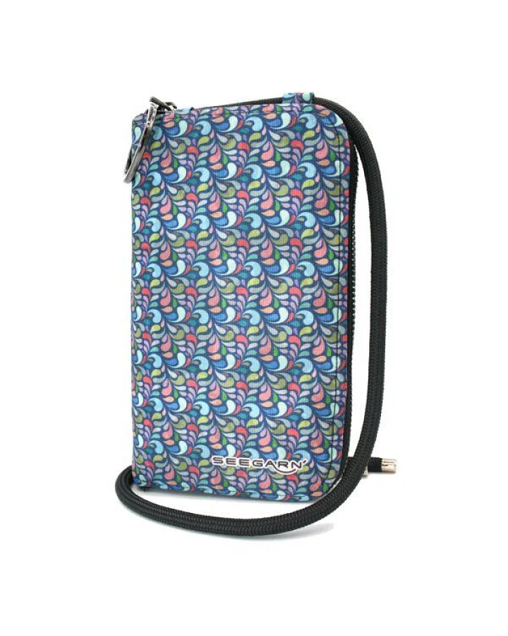 Seegarn-Täschle / 2in1 Handy-Tasche und Geldbeutel (MB41)