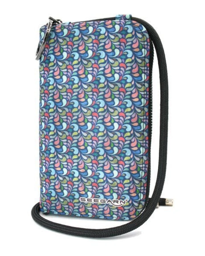 Seegarn-Täschle / 2in1 Handy-Tasche und Geldbeutel (MB41)