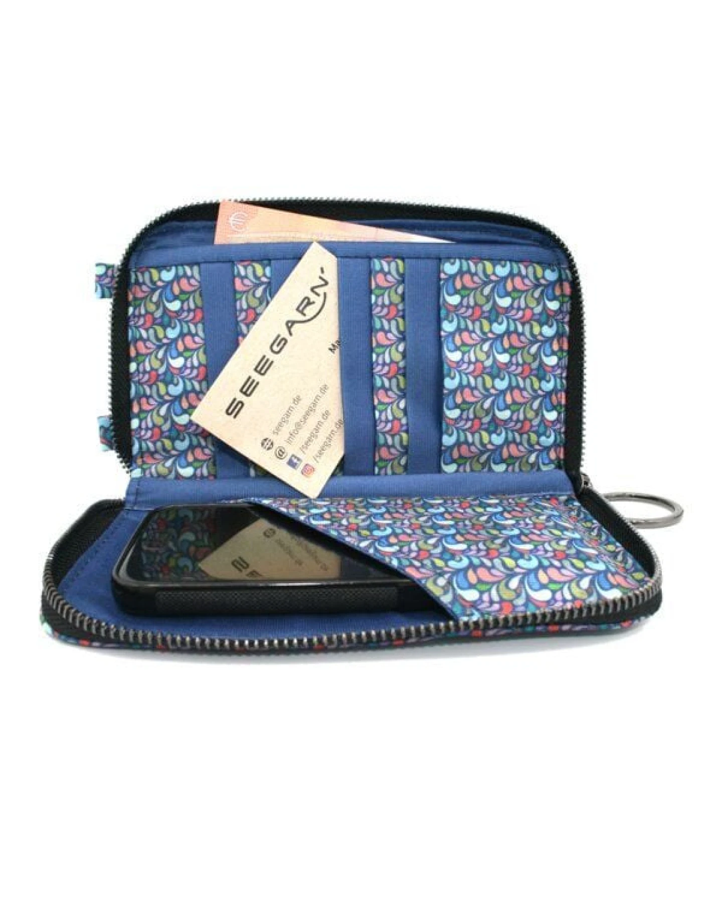 Seegarn-Täschle / 2in1 Handy-Tasche und Geldbeutel (MB41) – Ansicht 4