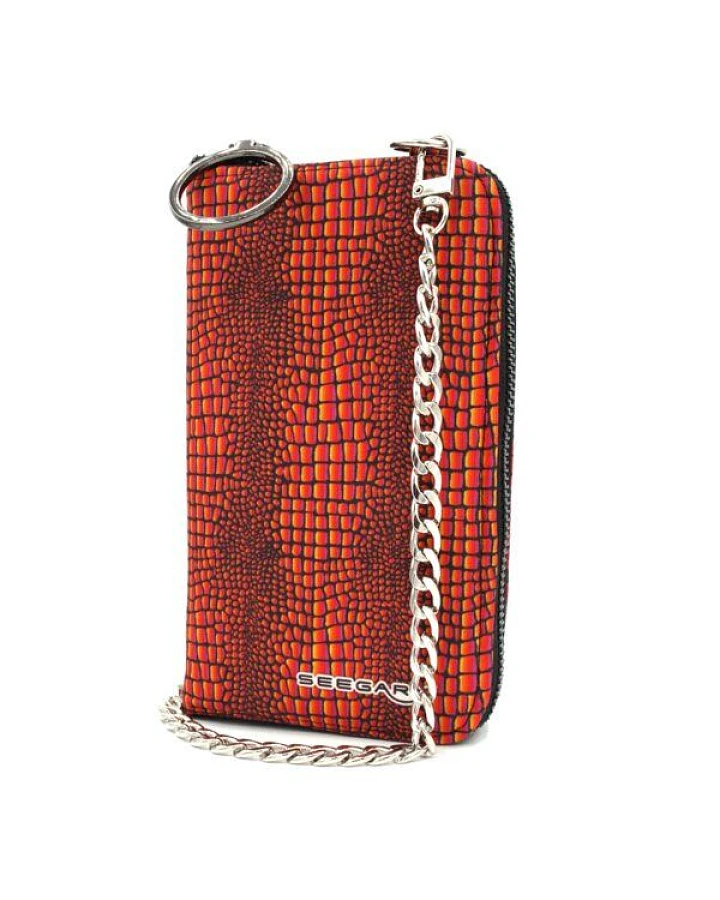 Seegarn-Täschle / 2in1 Handy-Tasche und Geldbeutel (MB05)