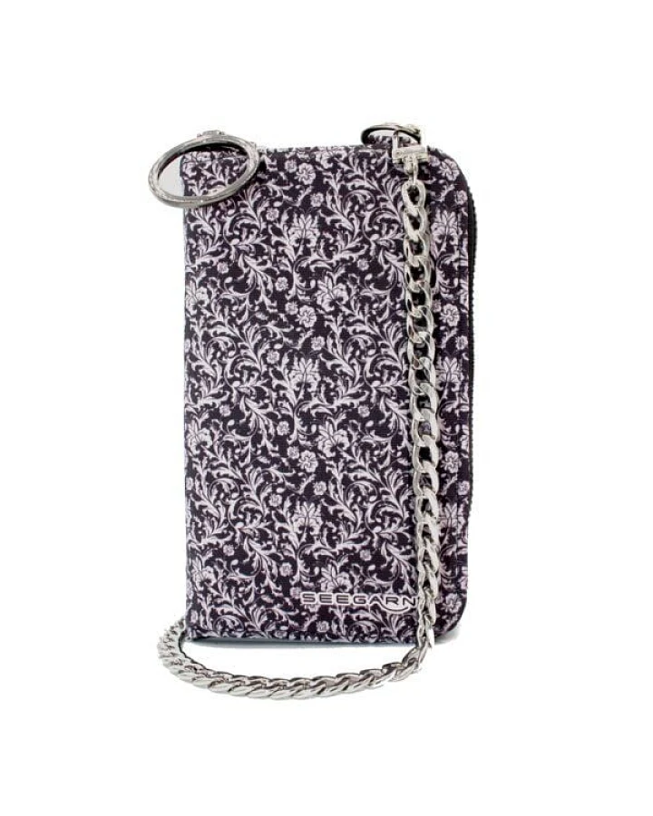 Seegarn-Täschle / 2in1 Handy-Tasche und Geldbeutel (M23)