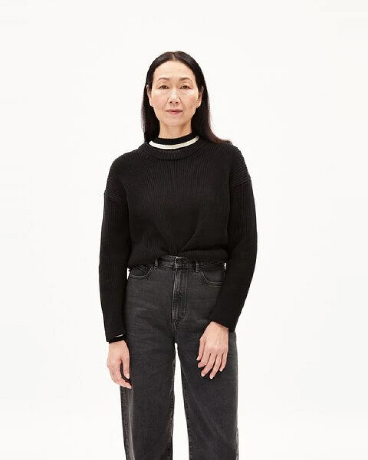 ARMEDANGELS NURIELLAA - Damen Strick Pullover Oversized Fit aus Bio-Baumwolle