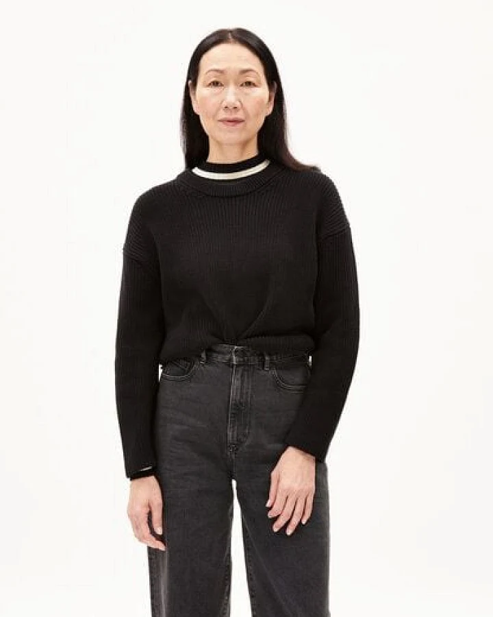 ARMEDANGELS NURIELLAA - Damen Strick Pullover Oversized Fit aus Bio-Baumwolle