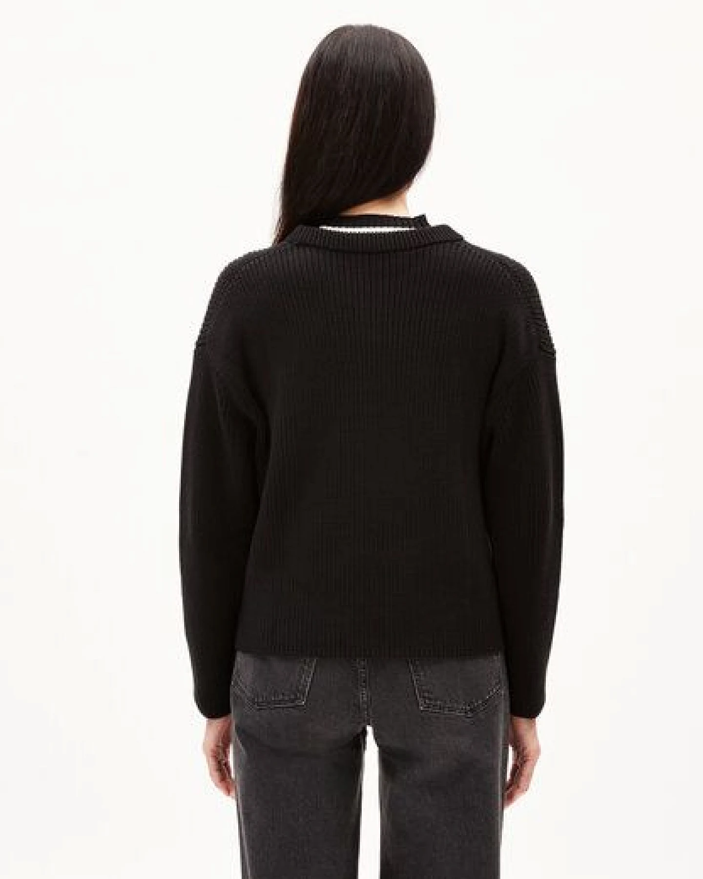 ARMEDANGELS NURIELLAA - Damen Strick Pullover Oversized Fit aus Bio-Baumwolle – Ansicht 2