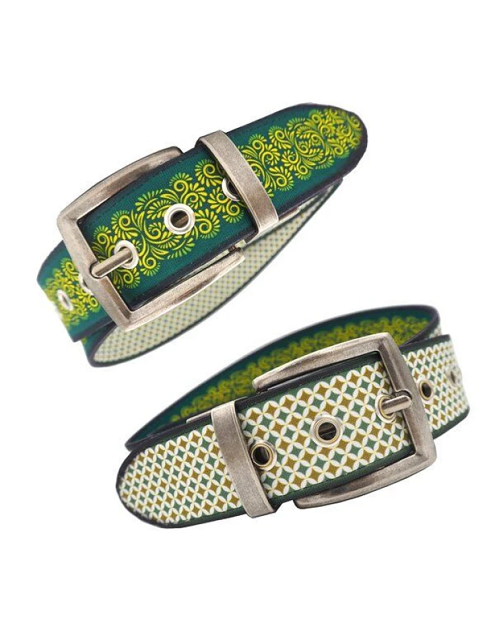 Seegarn - Gürtel / Wendegürtel SeeAlge 4cm