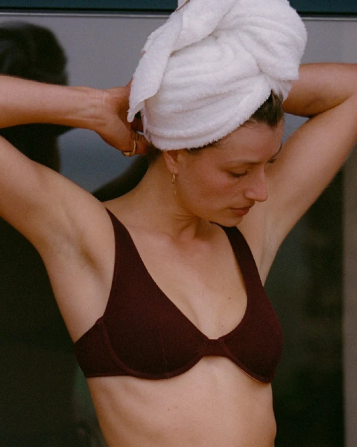 Nénés Damen vegan Bikinioberteil Bügel Marilou Braun