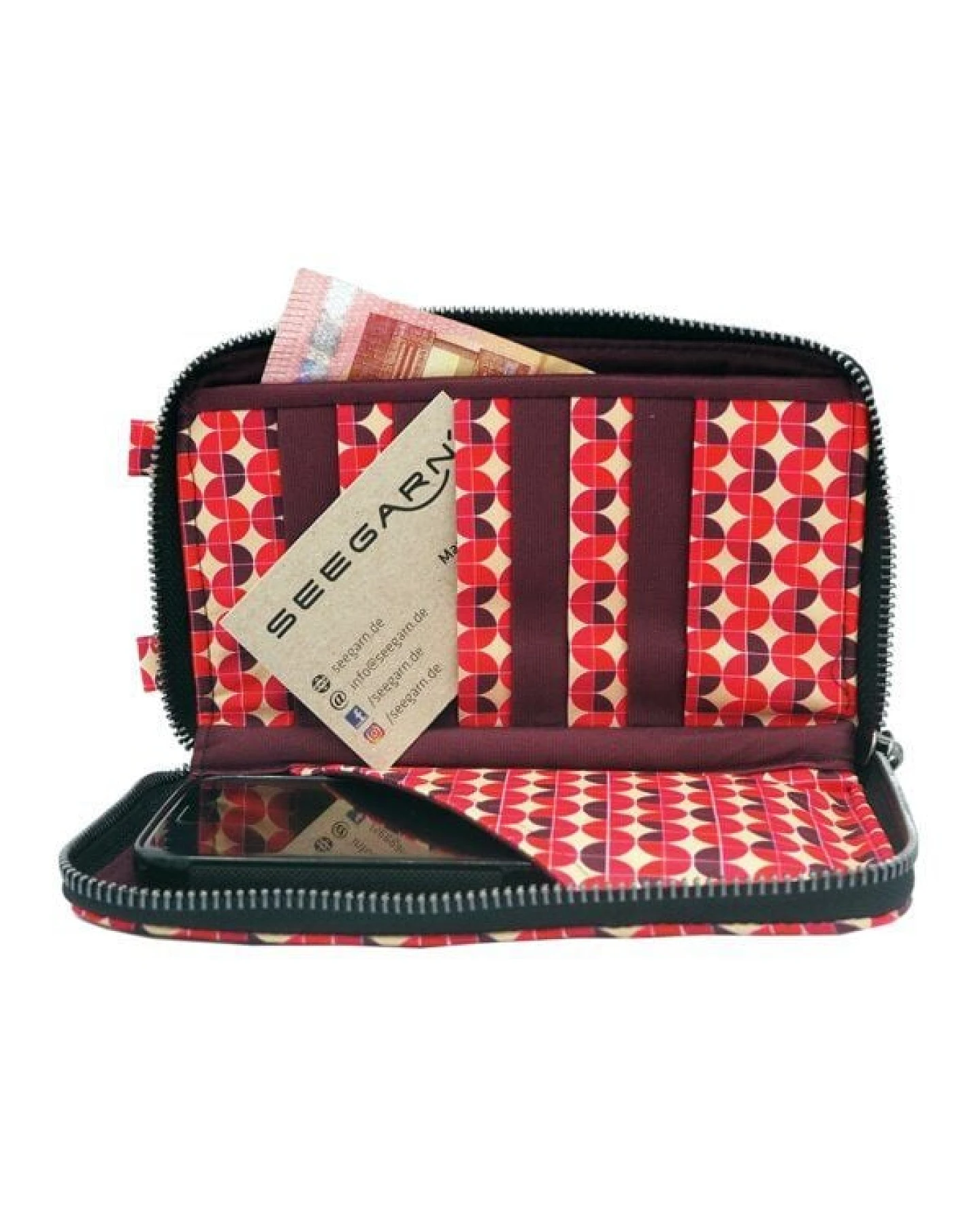 Seegarn-Täschle / 2in1 Handy-Tasche und Geldbeutel (MB34) – Ansicht 4