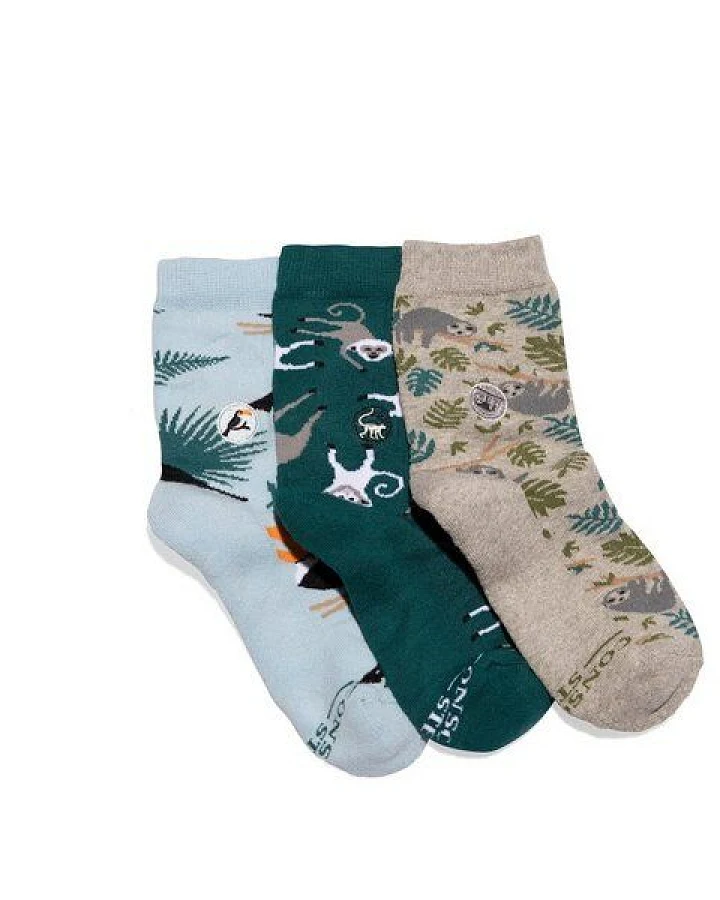 Conscious Step Socken Box für Kinder, die den Regenwald schützen