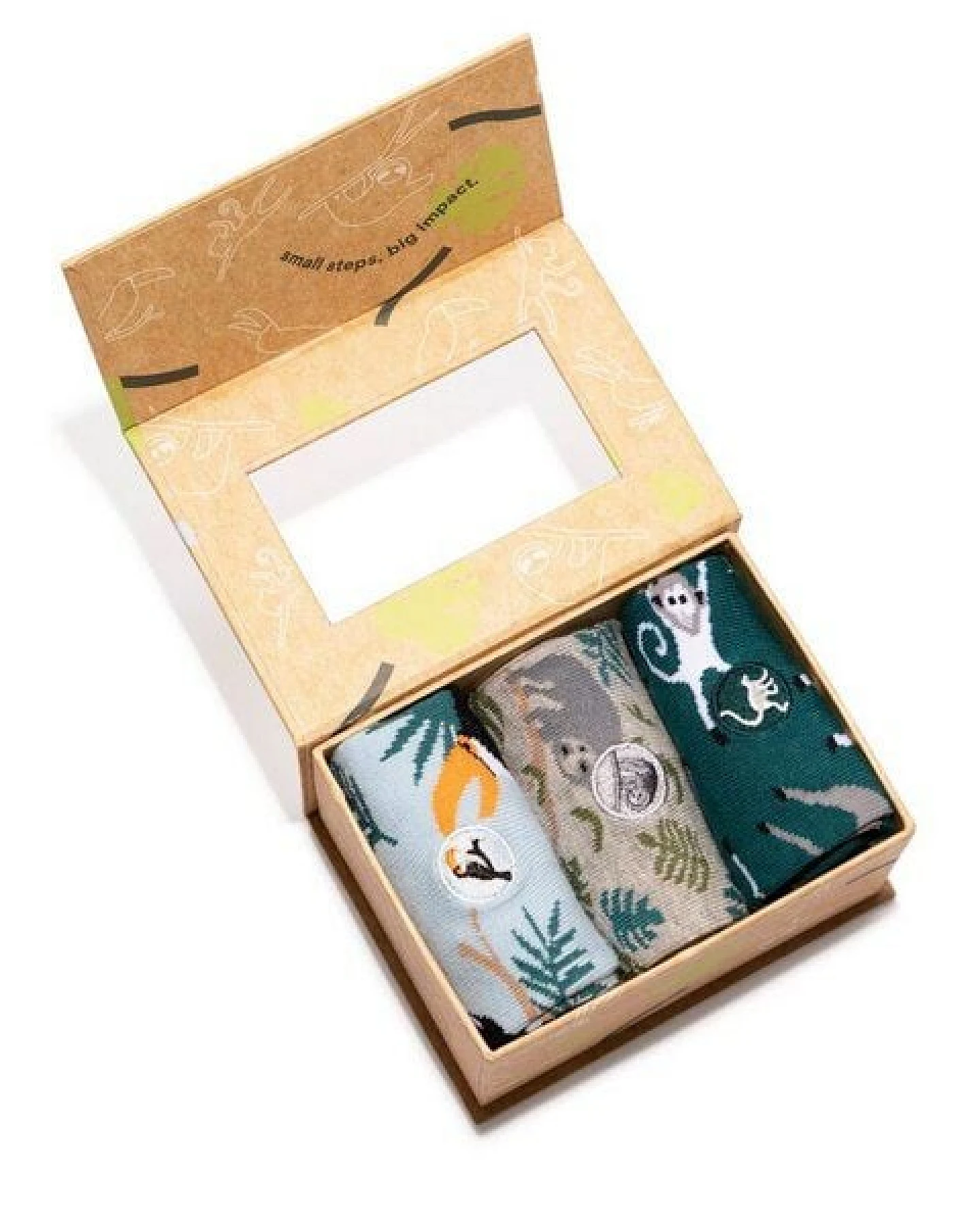 Conscious Step Socken Box für Kinder, die den Regenwald schützen – Ansicht 3
