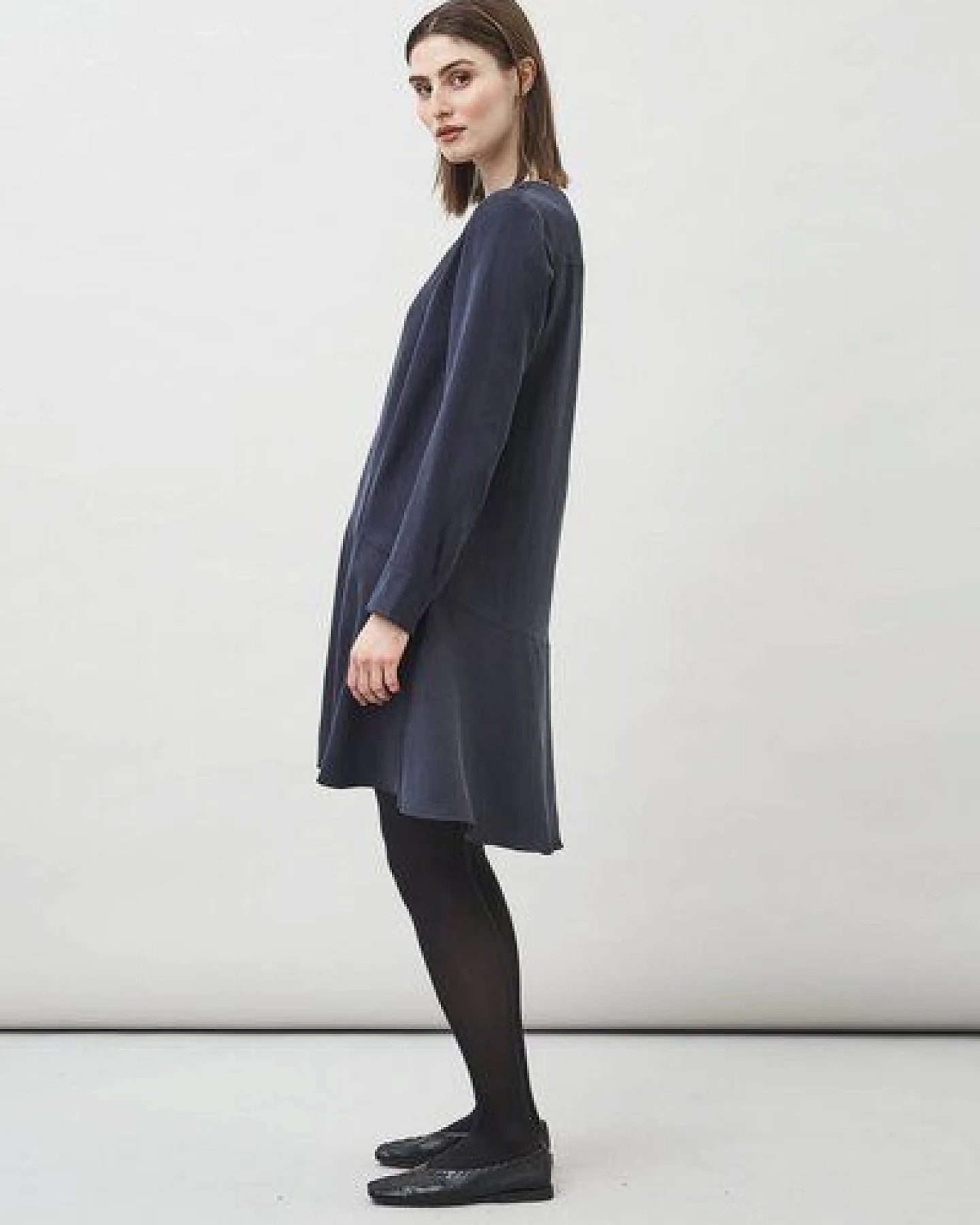 Maska Zuri Tencel Langarm Kleid – Ansicht 2