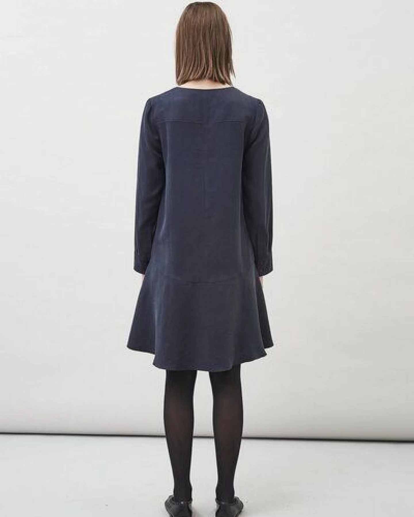 Maska Zuri Tencel Langarm Kleid – Ansicht 3