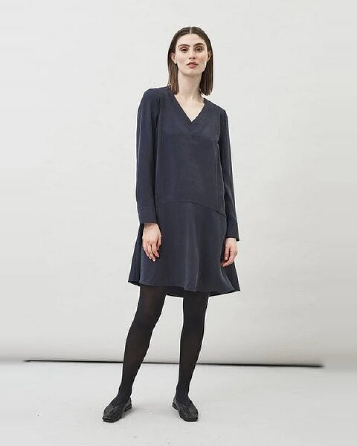 Maska Zuri Tencel Langarm Kleid