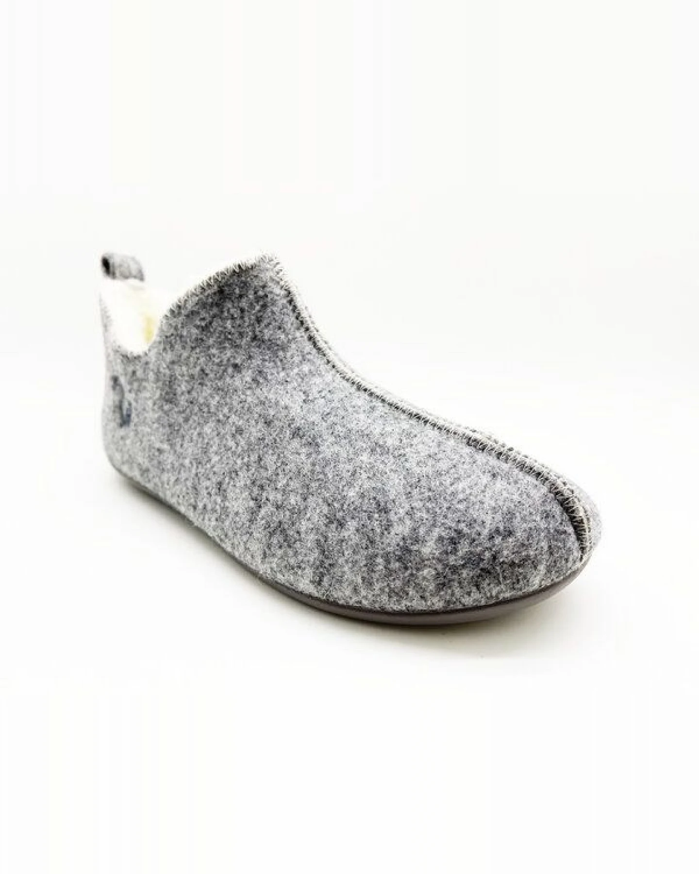 Hausschuh Slipper Boot "thies ®", echte Wolle und Bio-Schurwolle, fair produziert – Ansicht 2
