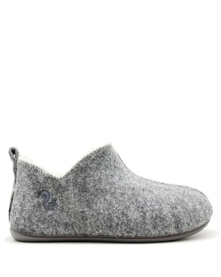Hausschuh Slipper Boot "thies ®", echte Wolle und Bio-Schurwolle, fair produziert