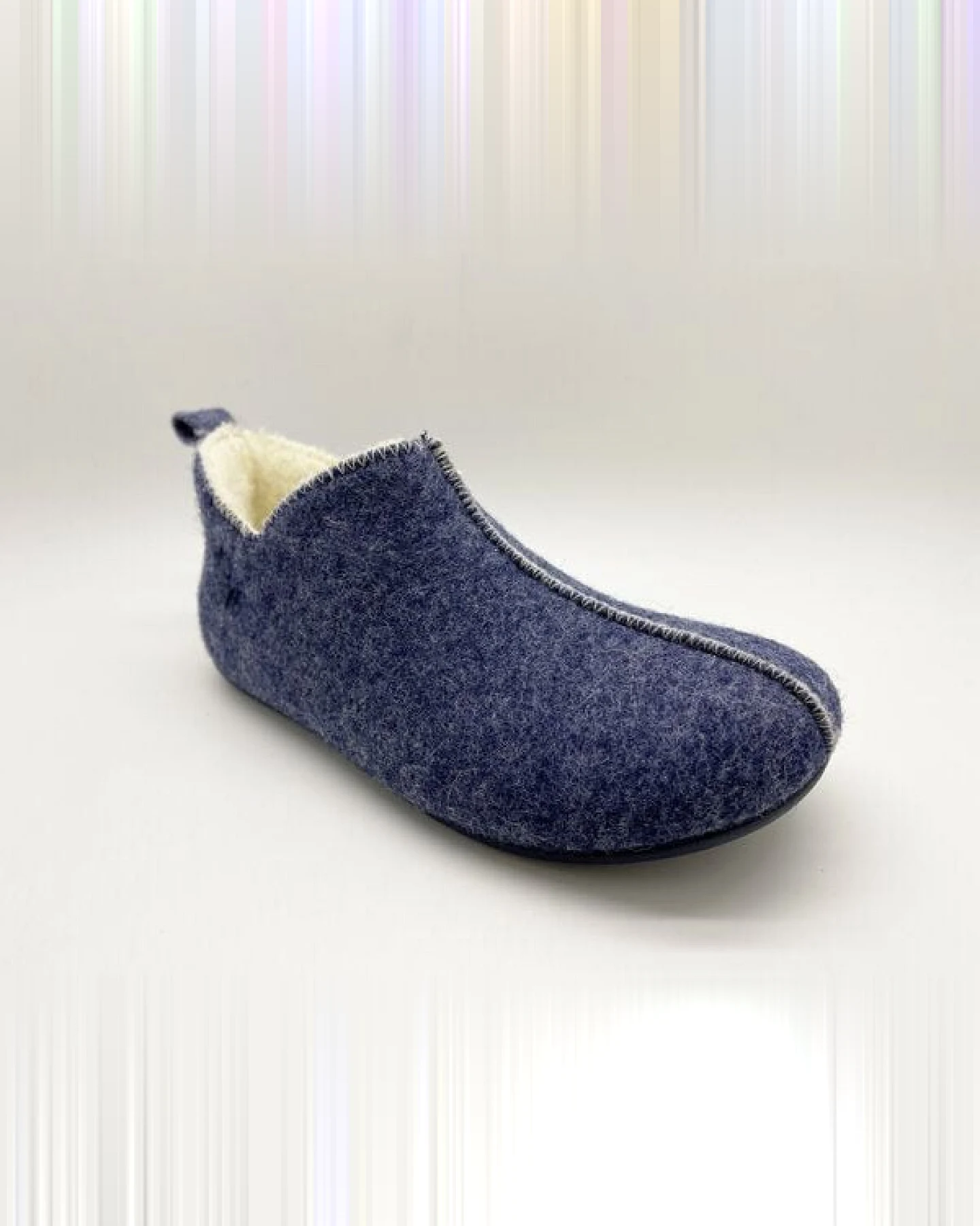 Hausschuh Slipper Boot "thies ®", echte Wolle und Bio-Schurwolle, fair produziert – Ansicht 3