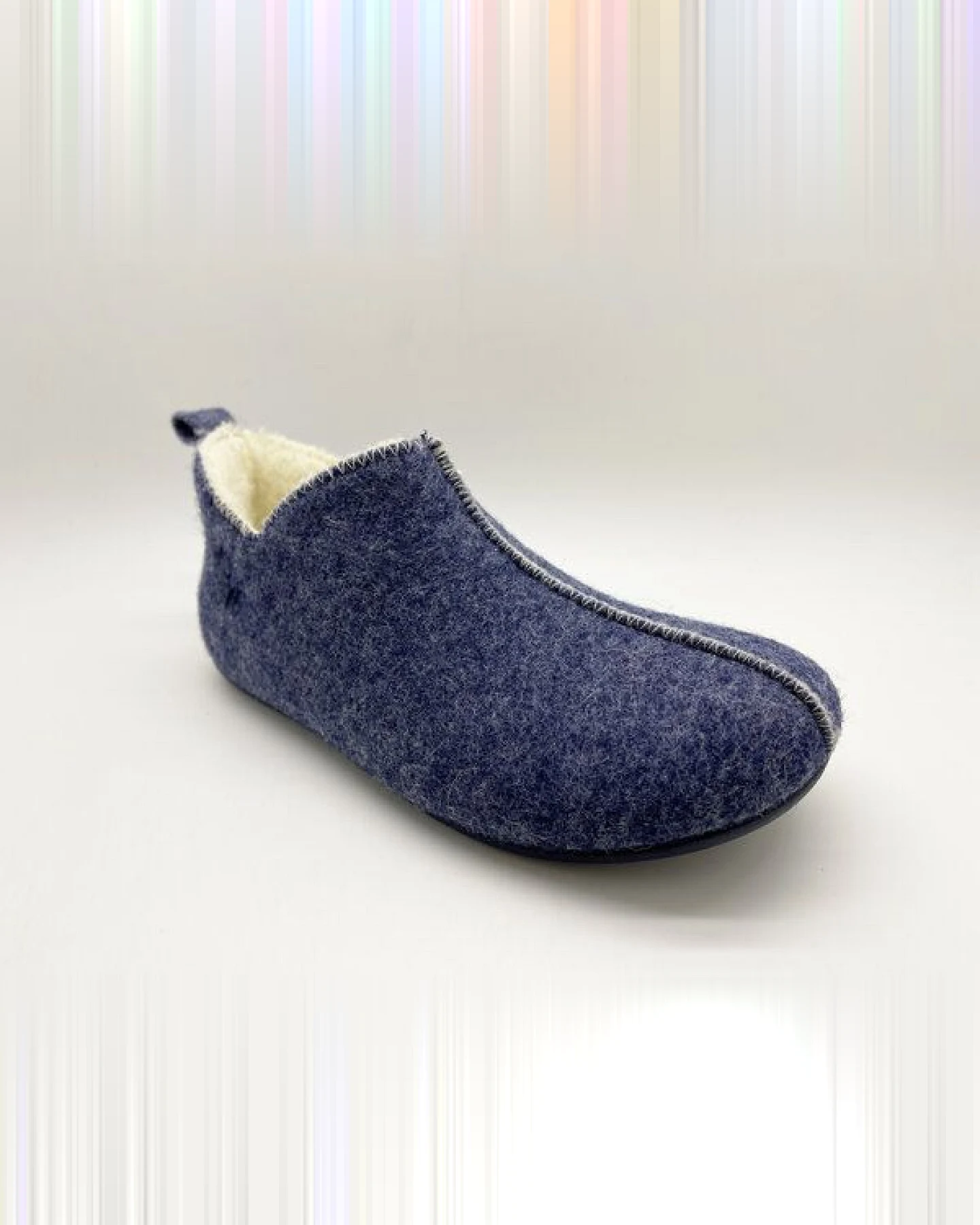 Hausschuh Slipper Boot "thies ®", echte Wolle und Bio-Schurwolle, fair produziert – Ansicht 2