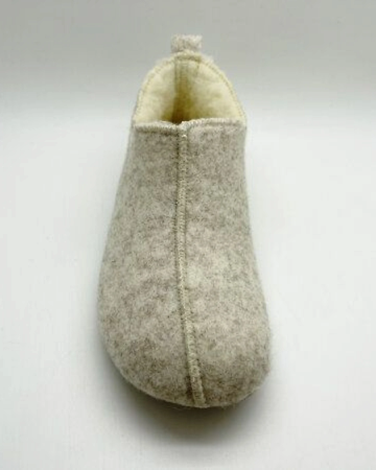 Hausschuh Slipper Boot "thies ®", echte Wolle und Bio-Schurwolle, fair produziert – Ansicht 3