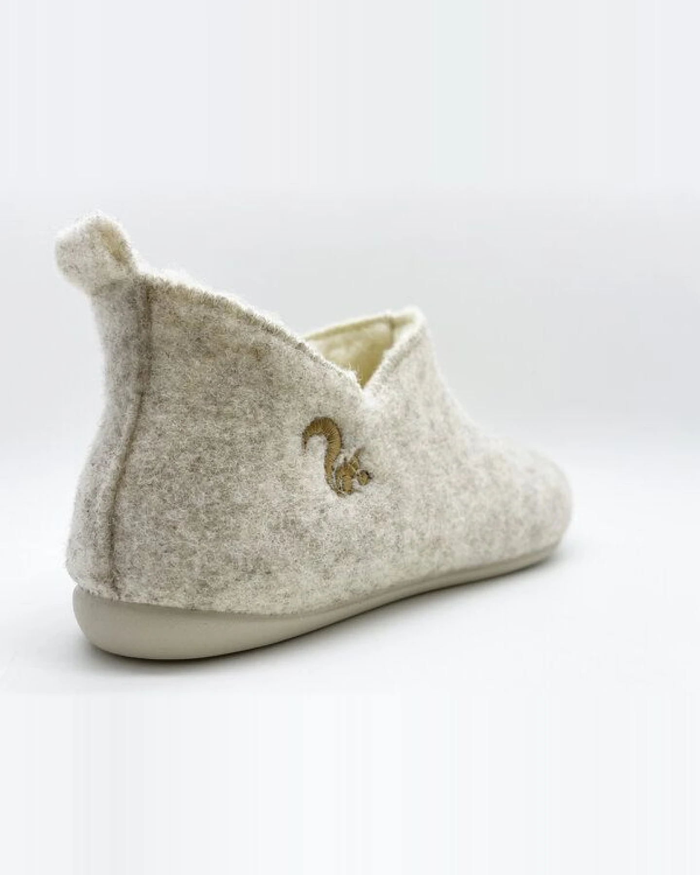Hausschuh Slipper Boot "thies ®", echte Wolle und Bio-Schurwolle, fair produziert – Ansicht 4