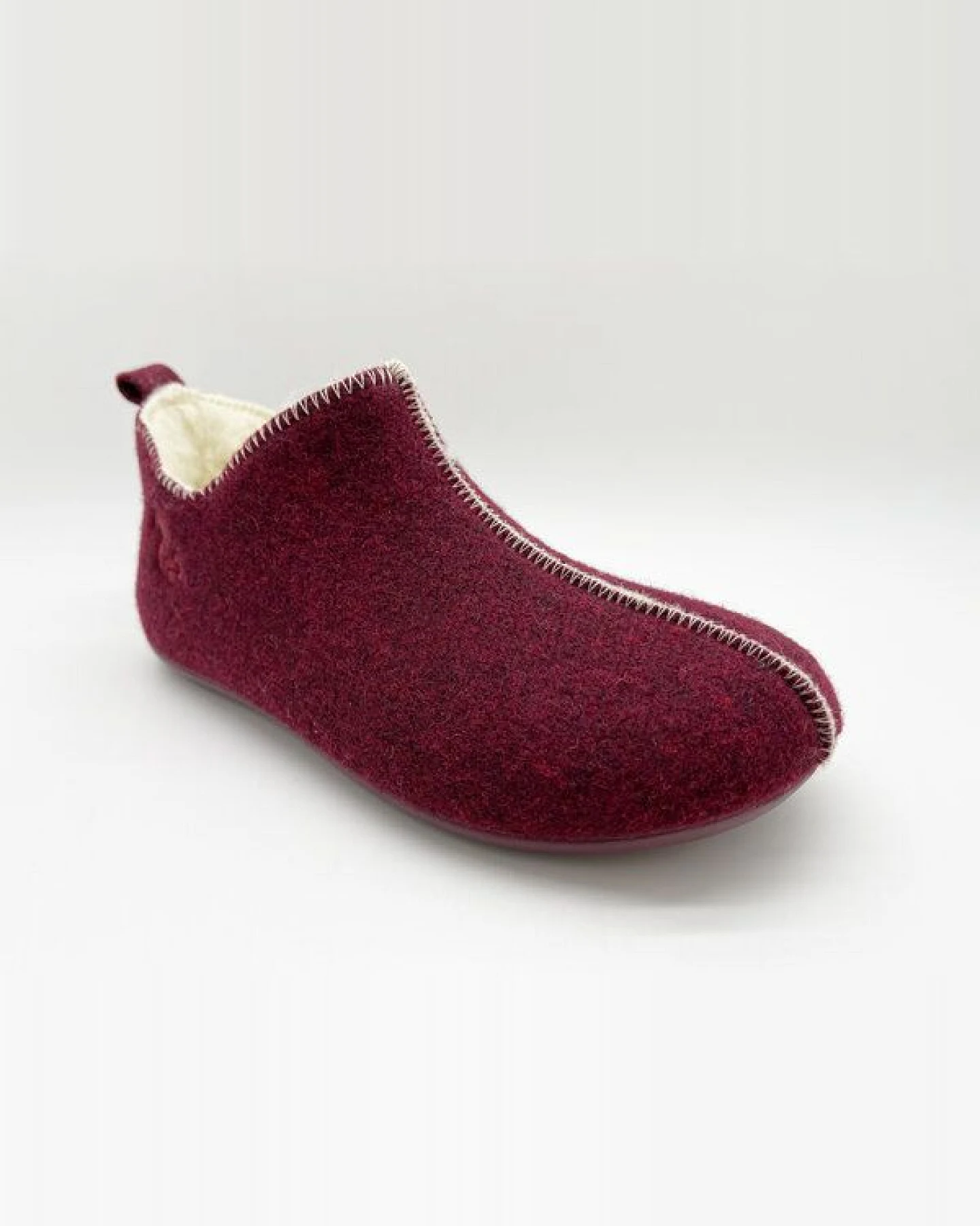 Hausschuh Slipper Boot "thies ®", echte Wolle und Bio-Schurwolle, fair produziert – Ansicht 2
