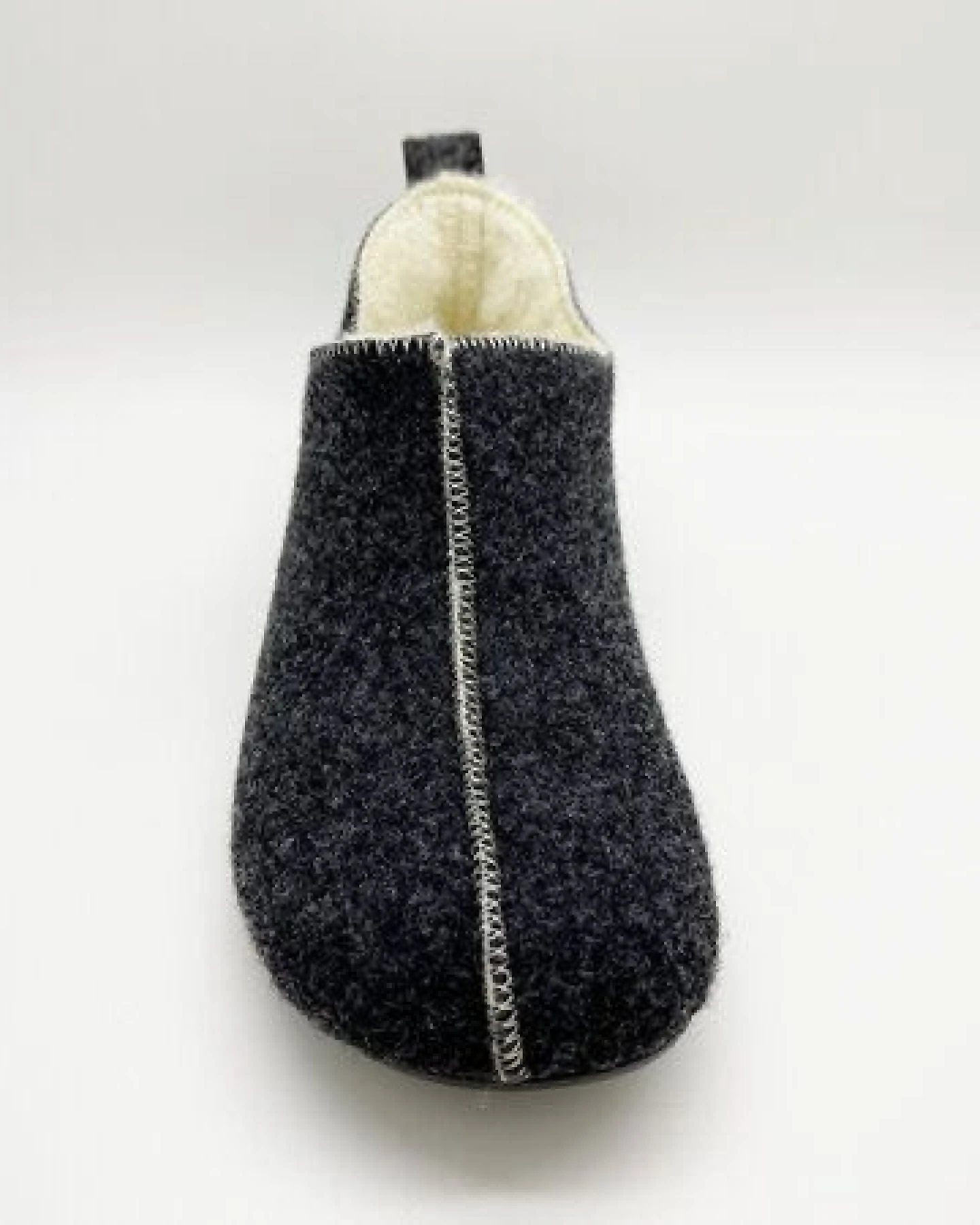 Hausschuh Slipper Boot "thies ®", echte Wolle und Bio-Schurwolle, fair produziert – Ansicht 3