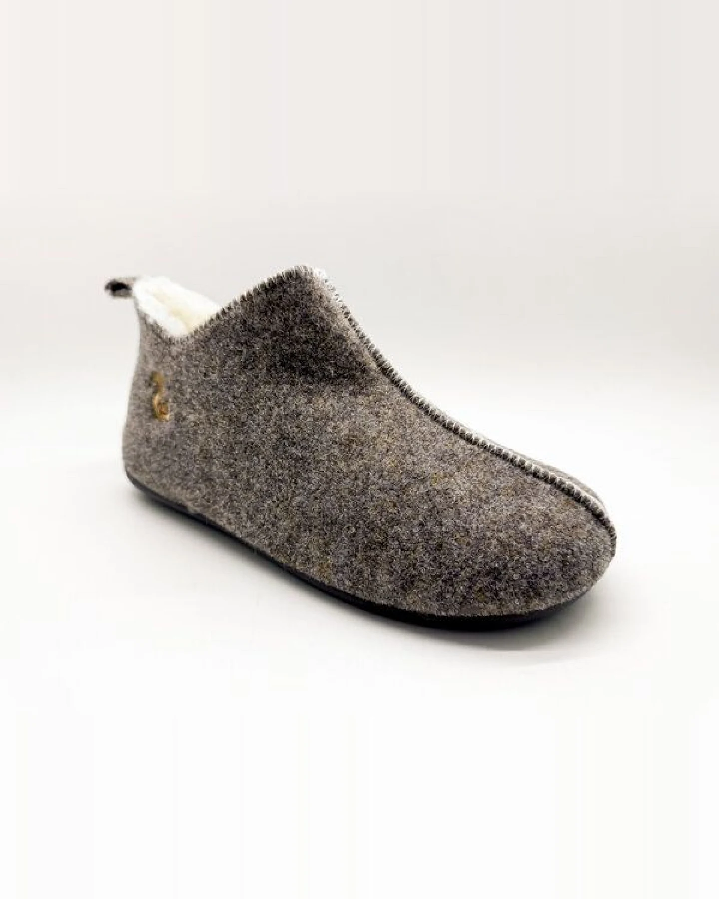 Hausschuh Slipper Boot "thies ®", echte Wolle und Bio-Schurwolle, fair produziert – Ansicht 3