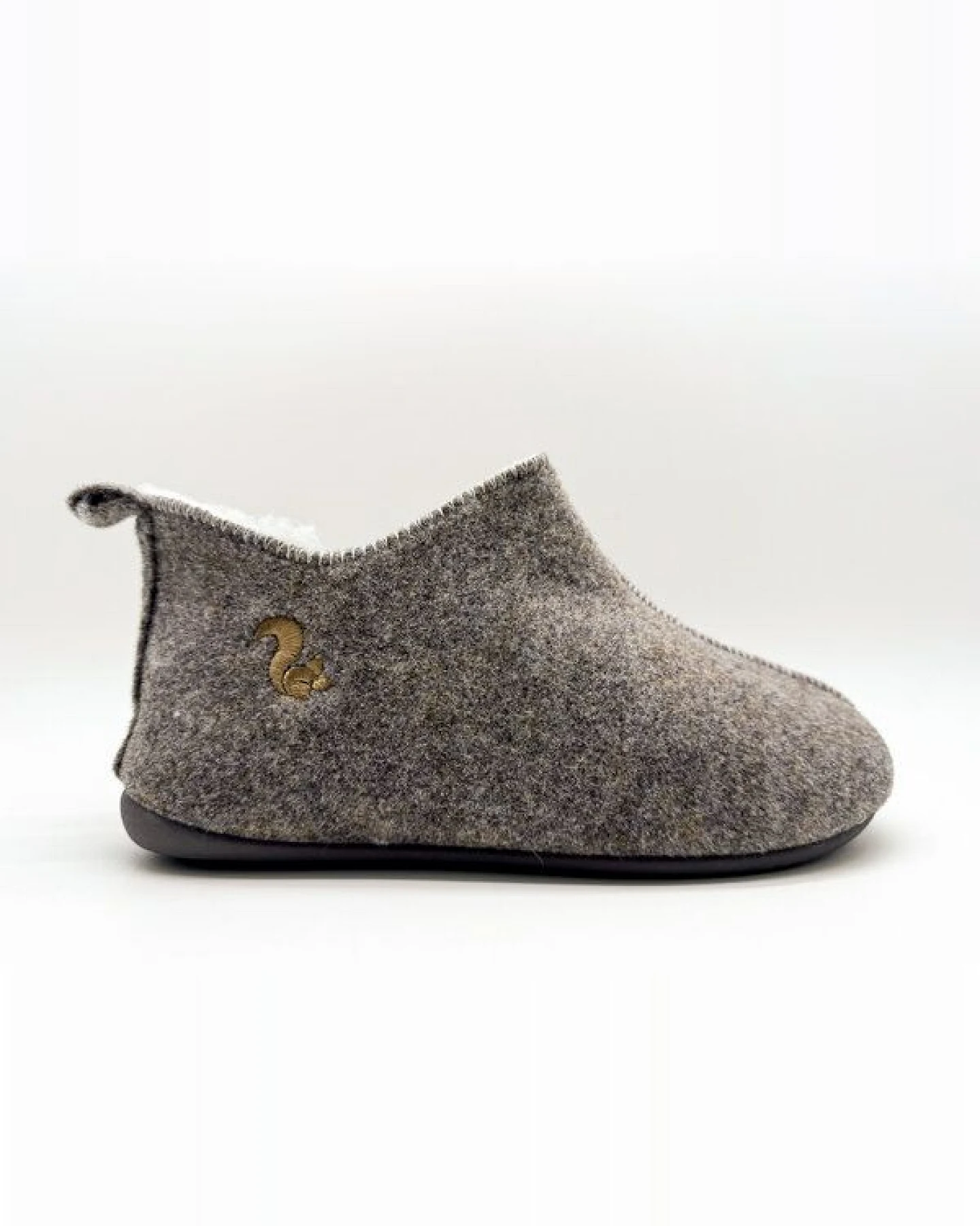 Hausschuh Slipper Boot "thies ®", echte Wolle und Bio-Schurwolle, fair produziert – Ansicht 2