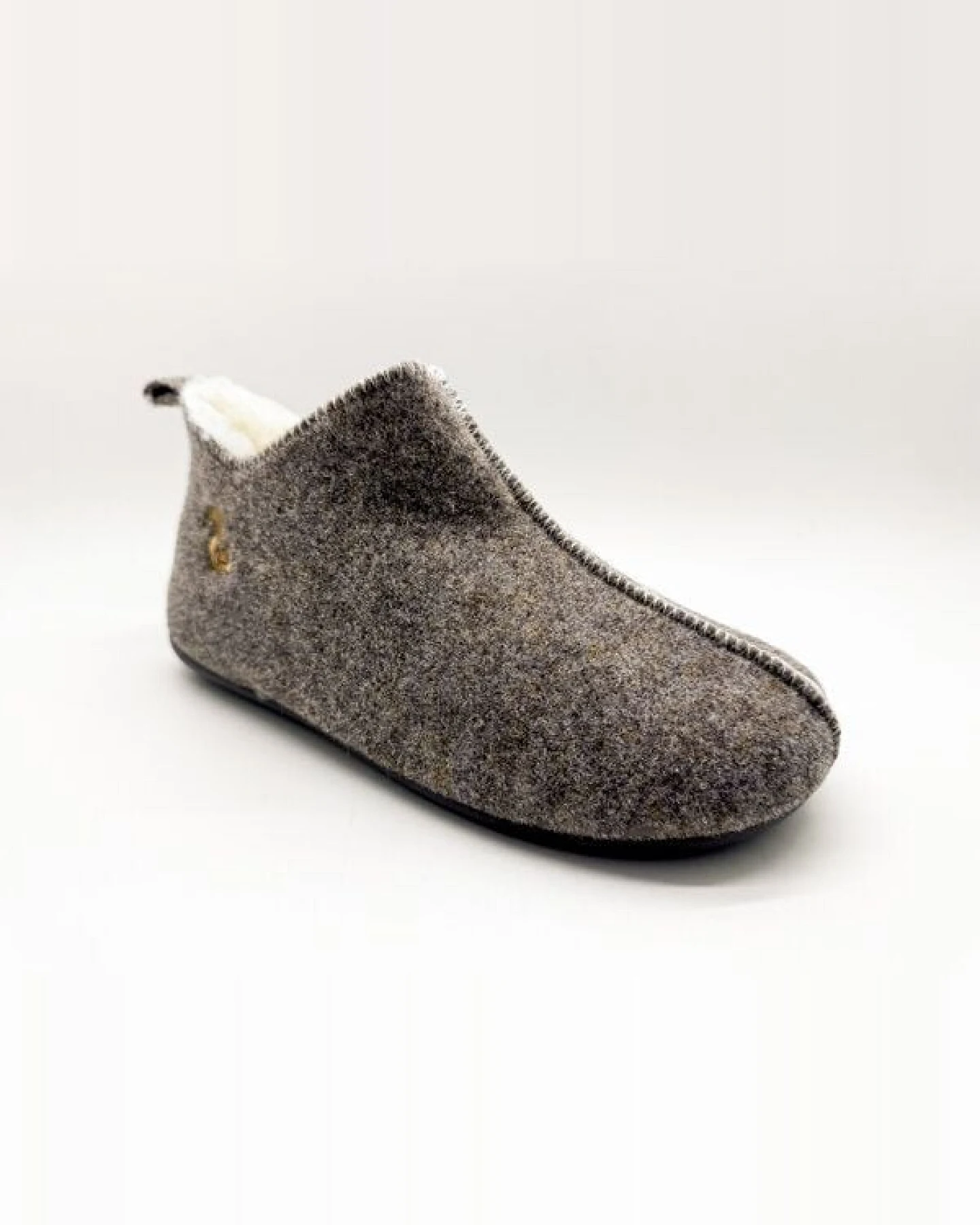 Hausschuh Slipper Boot "thies ®", echte Wolle und Bio-Schurwolle, fair produziert – Ansicht 3