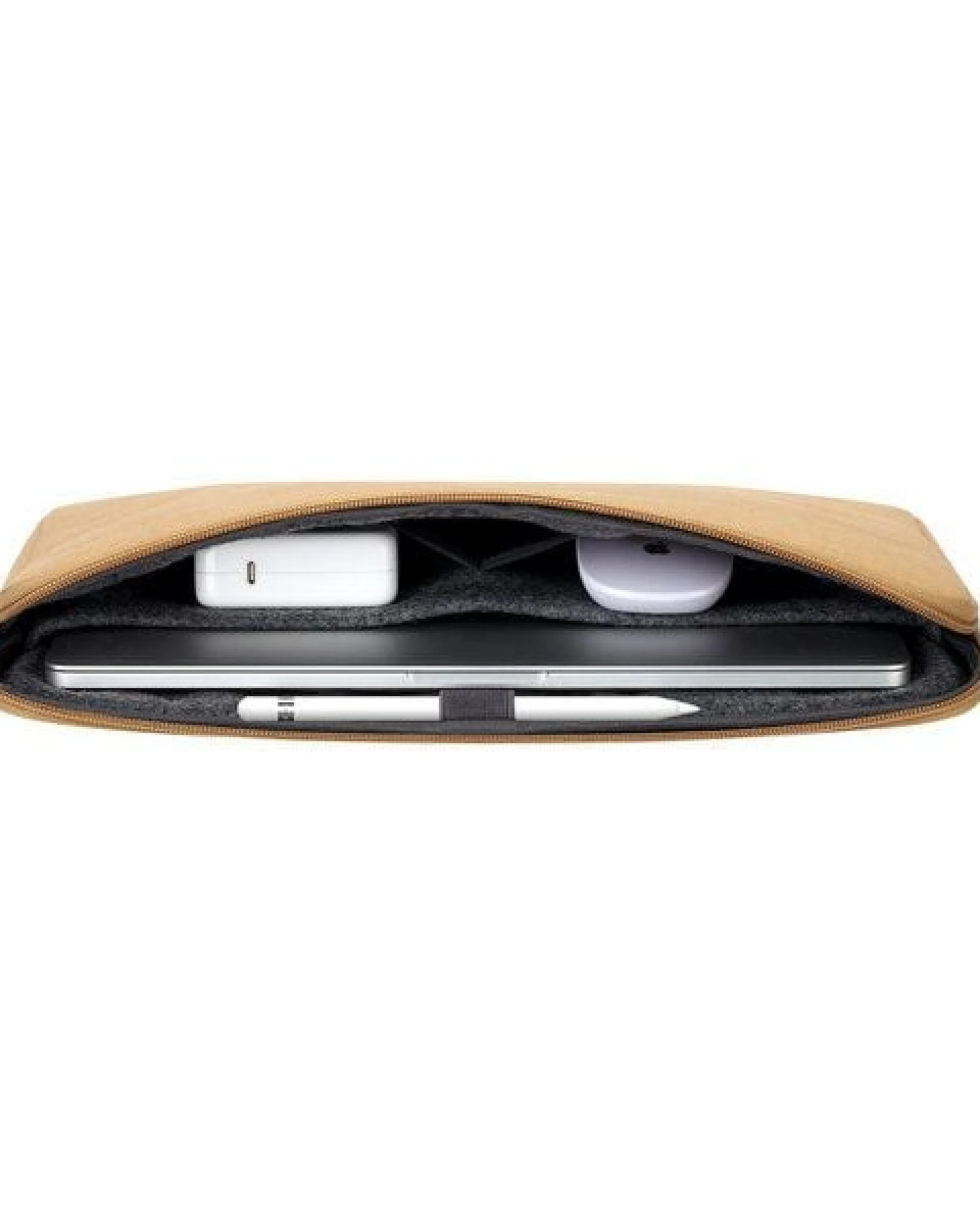 Woodcessories Laptop Tasche aus Kraftpapier, MacBook Tasche aus Papier – Ansicht 3