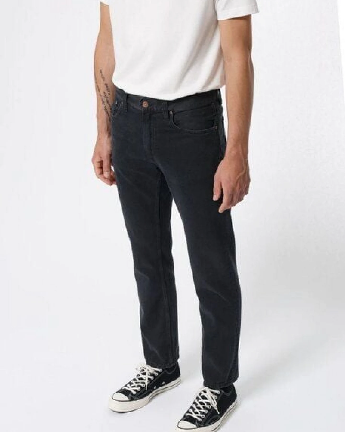 Nudie Jeans Gritty Jackson Black Forest – Ansicht 2