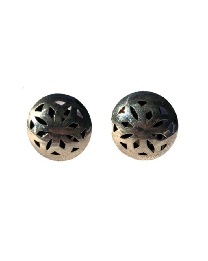 pakilia Silber Ohrringe dreidimensionale Form Fair-Trade und handmade