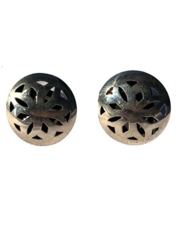 pakilia Silber Ohrringe dreidimensionale Form Fair-Trade und handmade