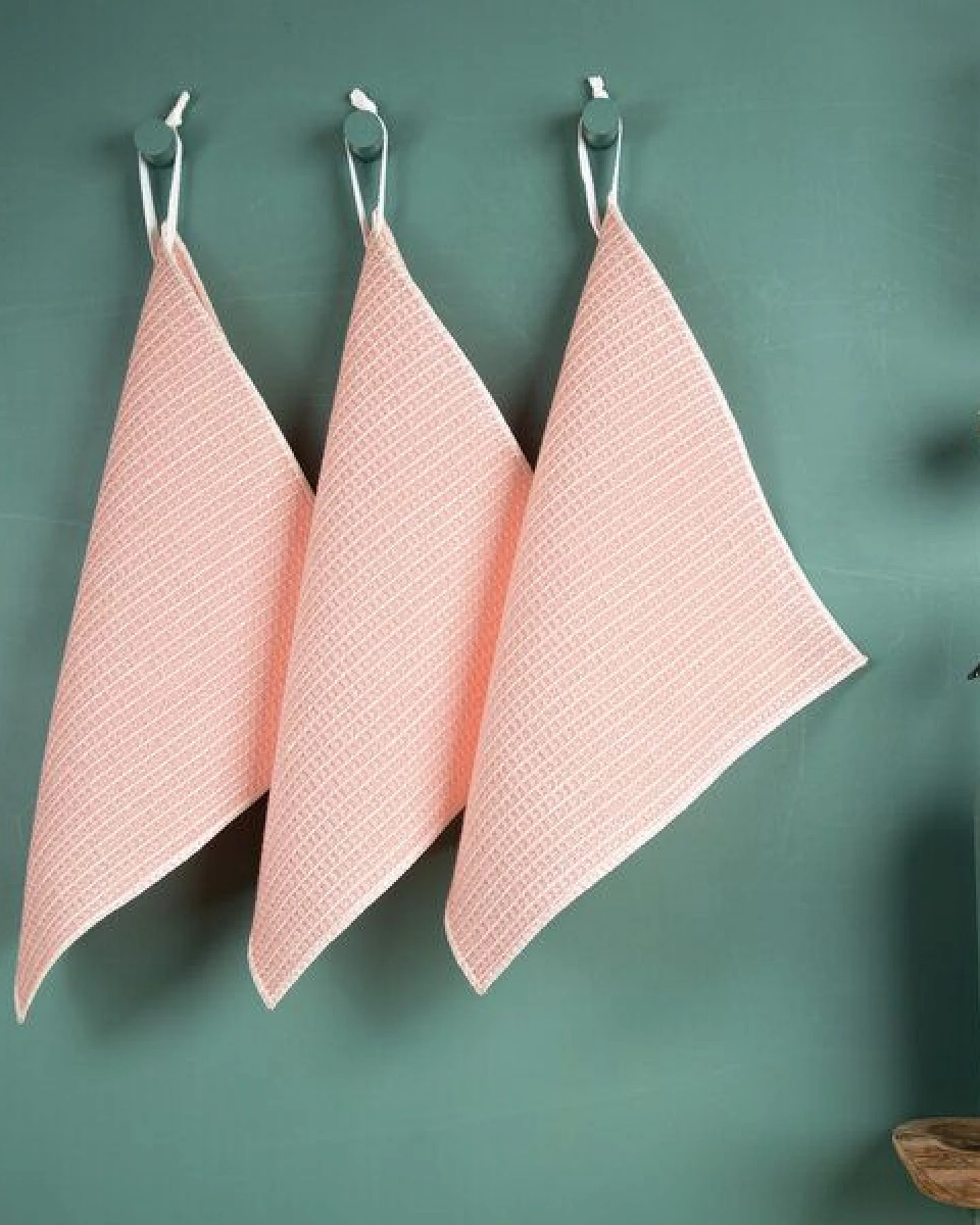 nahtur-design 3er Set Putzlappen aus Halbleinen Waffelpiquée – Ansicht 3
