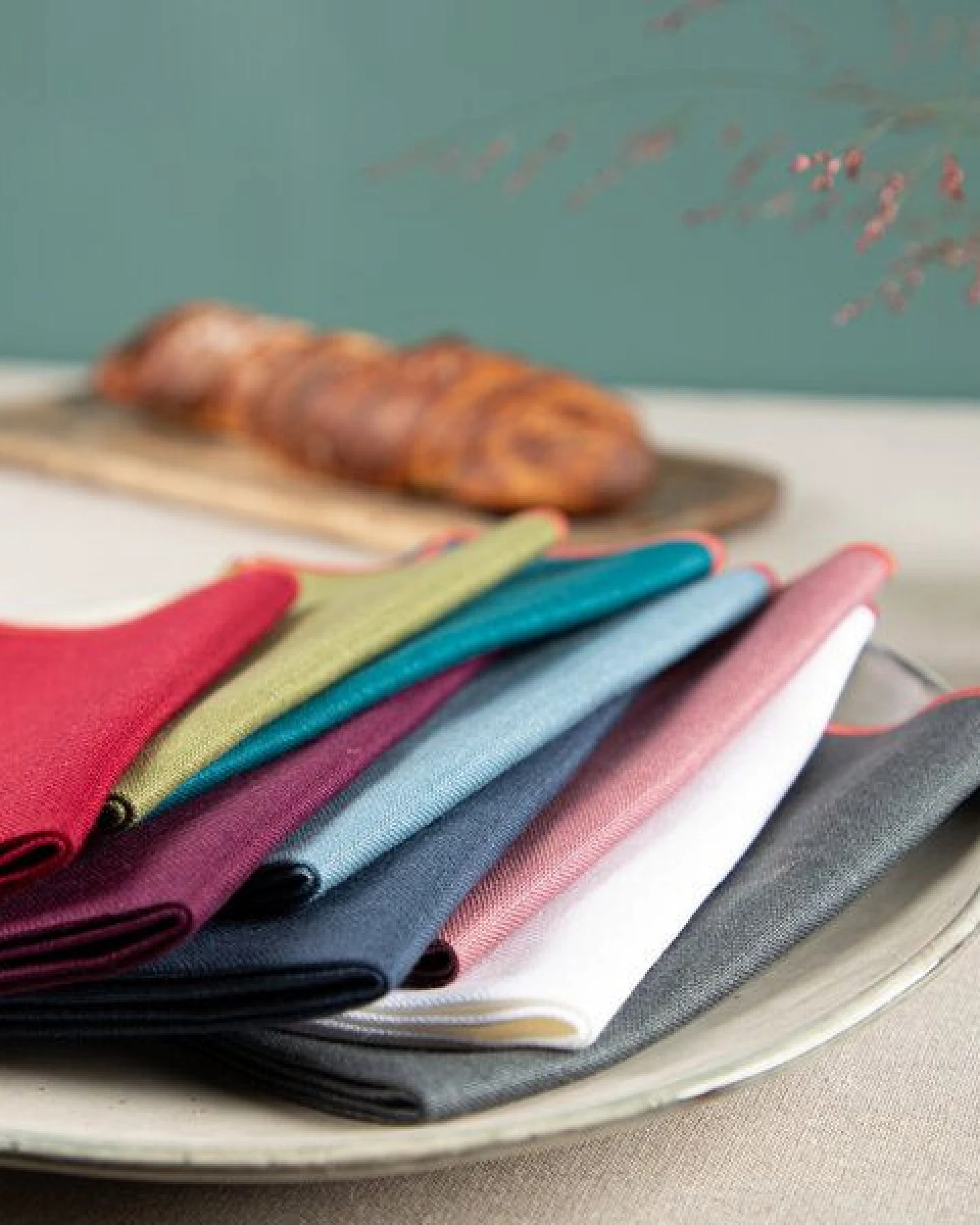 nahtur-design Leinenservietten 8er Set, 100% Leinen – Ansicht 3