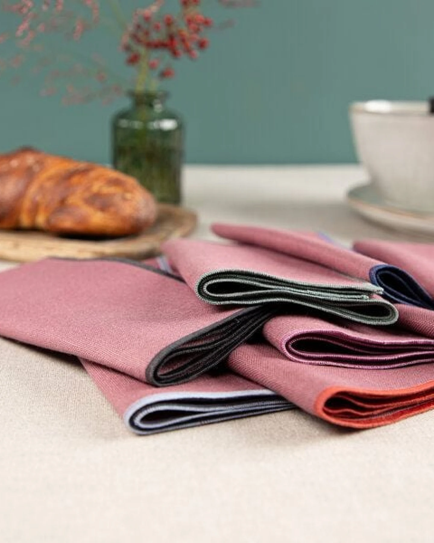 nahtur-design Leinenservietten 8er Set, 100% Leinen – Ansicht 4