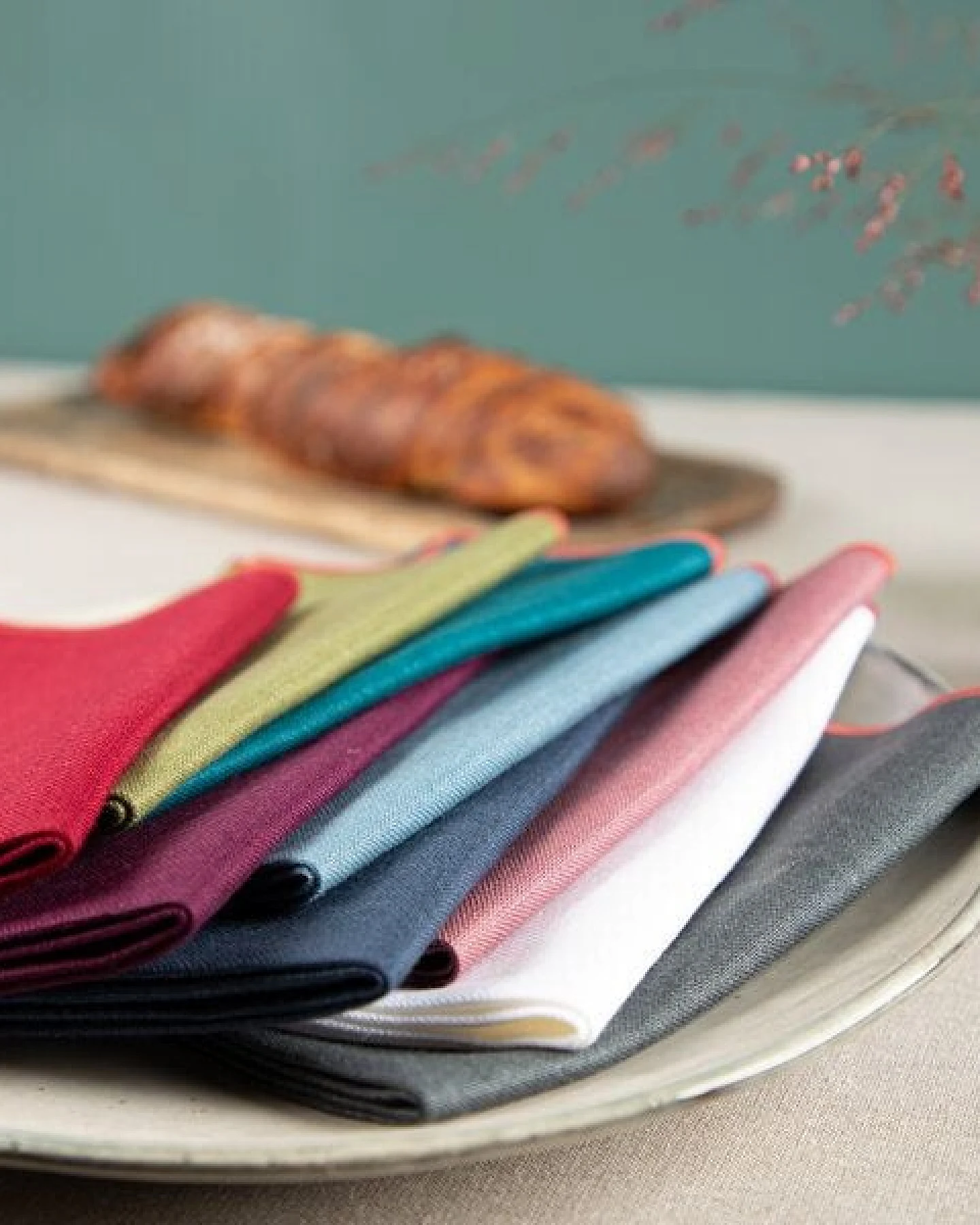 nahtur-design Leinenservietten 8er Set, 100% Leinen – Ansicht 4