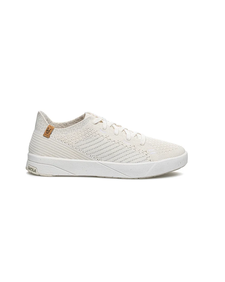 SAOLA Damen vegan Sneaker Damen Cannon Knit 3 Weiß Silber