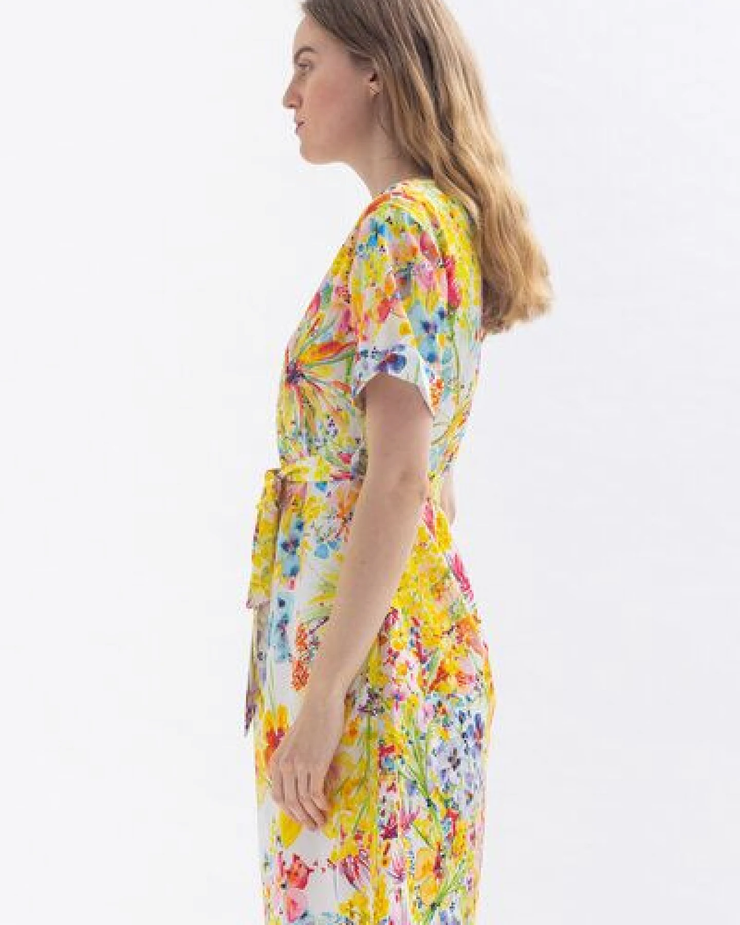 Studio Hertzberg Blumenkleid "SAA-MIRA" aus Bio Baumwolle & Lyocell – Ansicht 3