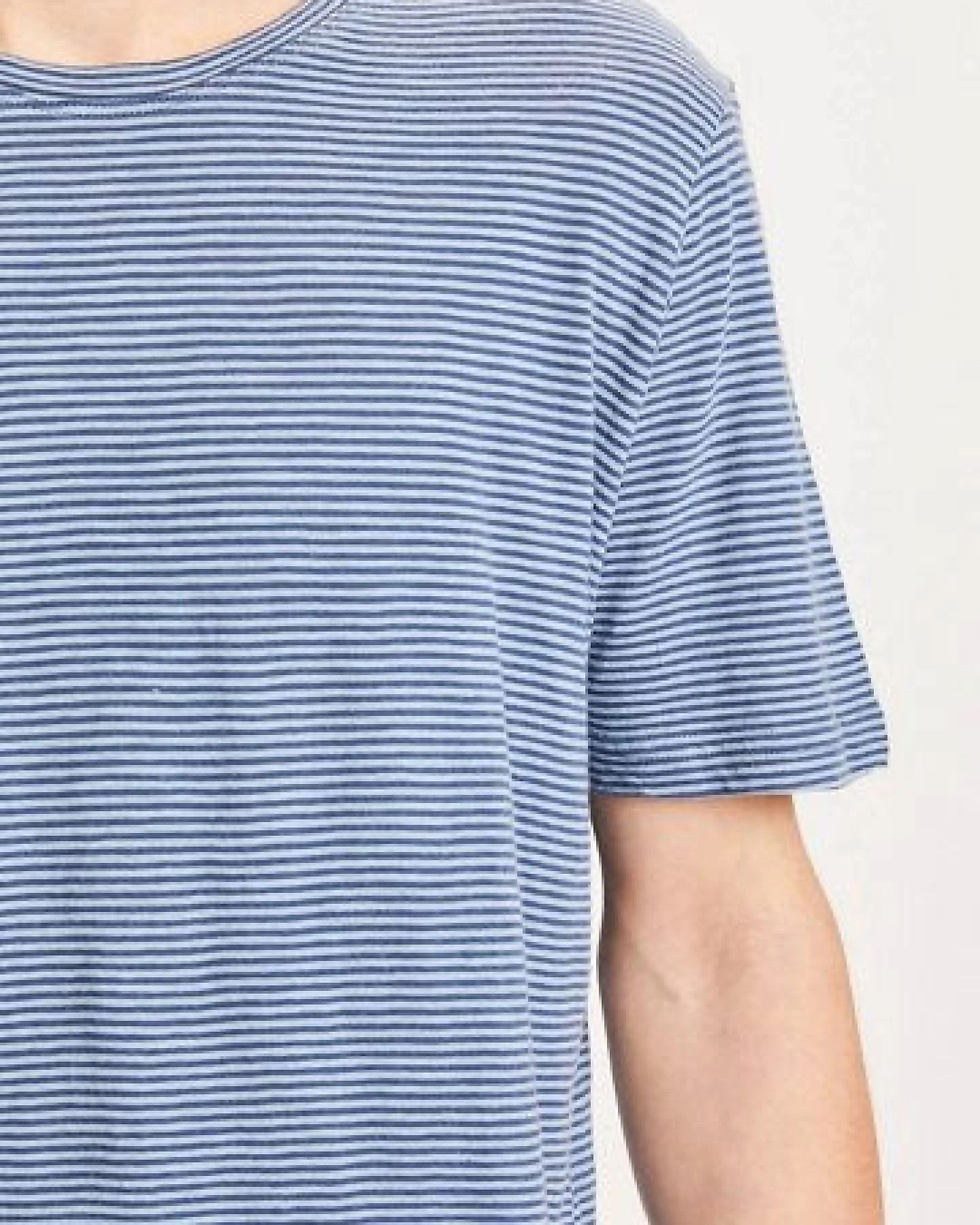 KnowledgeCotton Apparel T-Shirt - ALDER narrow striped tee - aus Bio-Baumwolle – Ansicht 4
